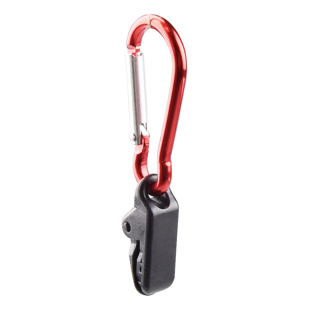 Cheap Goat Tents Waterproof Thumb Screw Tent Clamp Windproof Outdoor Hiking Camp Tent Awning Fixing Clamp Grip with Carabiner Hook   
